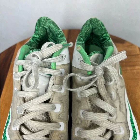 Nike Air Lebron Green White Lace up Athletic Shoes Size 6.5 Y - Picture 11 of 11
